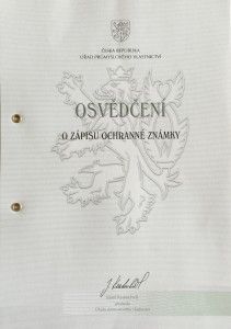 osvědčení o zápisu ochranné známky pro metodu JIH®, osobní rozvoj a terapeutický koučink